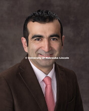 Studio portrait of Saeed Eftekhar Azam, post-doctoral researcher, College of Engineering, Civil Engi