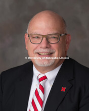 Studio portrait of Brad Roth, Associate Vice Chancellor Technology Development at NUTech Ventures, O