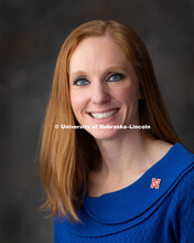 Studio portrait of Markeya Peteranetz, Learning Assessment Coordinator, Engineering and Computing Ed