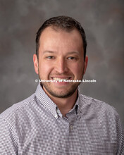 Studio portrait of Jacob Hogberg, Computer Science and Engineering, Research Engineer. December 20th