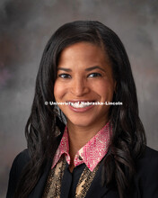 Studio portrait of Jasmine Kingsley, Vice President Legal, General Counsel for HUDL, and keynote spe