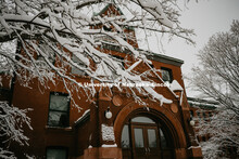 Architecture Hall covered in snow on City Campus. January 12, 2019. 