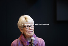 Charlyne Berens, emeriti professor, College of Journalism and Mass  Communications presents her Nebr