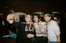 Silent Disco was a free event sponsored by Campus Recreation in the Coliseum along with GLO rock cli