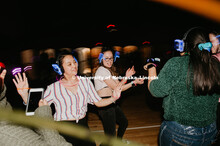 Silent Disco was a free event sponsored by Campus Recreation in the Coliseum along with GLO rock cli