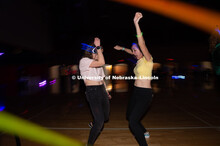 Silent Disco was a free event sponsored by Campus Recreation in the Coliseum along with GLO rock cli