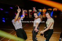 Silent Disco was a free event sponsored by Campus Recreation in the Coliseum along with GLO rock cli