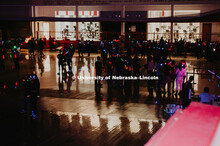 Silent Disco was a free event sponsored by Campus Recreation in the Coliseum along with GLO rock cli