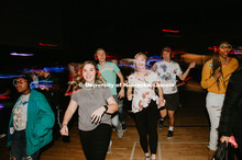 Silent Disco was a free event sponsored by Campus Recreation in the Coliseum along with GLO rock cli