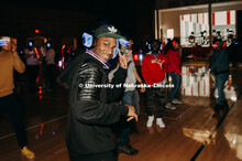 Silent Disco was a free event sponsored by Campus Recreation in the Coliseum along with GLO rock cli