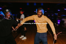 Silent Disco was a free event sponsored by Campus Recreation in the Coliseum along with GLO rock cli