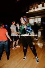 Silent Disco was a free event sponsored by Campus Recreation in the Coliseum along with GLO rock cli
