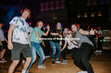 Silent Disco was a free event sponsored by Campus Recreation in the Coliseum along with GLO rock cli