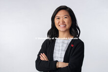Studio portrait of Caitlyn Do, graduate student / intern, College of Journalism and Mass Communicati
