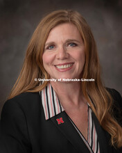 Studio portrait of Carrie Hulsey-Greene, Manager, Reputation Management / Media Relations for Univer