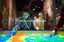 Guests enjoyed the new exhibits at the Cherish Nebraska exhibit, which will open to the public on Sa