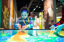 Guests enjoyed the new exhibits at the Cherish Nebraska exhibit, which will open to the public on Sa