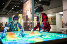 Guests enjoyed the new exhibits at the Cherish Nebraska exhibit, which will open to the public on Sa
