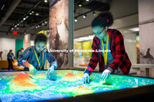 Guests enjoyed the new exhibits at the Cherish Nebraska exhibit, which will open to the public on Sa