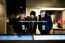 Guests enjoyed the new exhibits at the Cherish Nebraska exhibit, which will open to the public on Sa