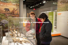 Guests enjoyed the new exhibits at the Cherish Nebraska exhibit, which will open to the public on Sa