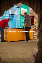 Guests enjoyed the new exhibits at the Cherish Nebraska exhibit, which will open to the public on Sa