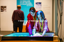 Guests enjoyed the new exhibits at the Cherish Nebraska exhibit, which will open to the public on Sa