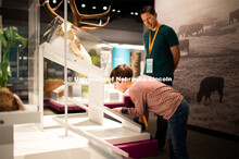 Guests enjoyed the new exhibits at the Cherish Nebraska exhibit, which will open to the public on Sa
