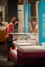 Guests enjoyed the new exhibits at the Cherish Nebraska exhibit, which will open to the public on Sa