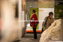 Guests enjoyed the new exhibits at the Cherish Nebraska exhibit, which will open to the public on Sa