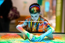 Guests enjoyed the new exhibits at the Cherish Nebraska exhibit, which will open to the public on Sa
