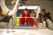 Guests enjoyed the new exhibits at the Cherish Nebraska exhibit, which will open to the public on Sa