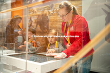 Guests enjoyed the new exhibits at the Cherish Nebraska exhibit, which will open to the public on Sa