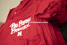 A stack of shirts for the student section. The Huskers men’s basketball game helped celebrate the 