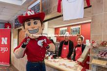 The East Campus Administration served up Nifty 150 ice cream as part of the N150's Charter Week cele