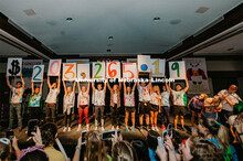 Final Number of funds raised at the end of the night. 1274 Nebraska students signed up to be part of