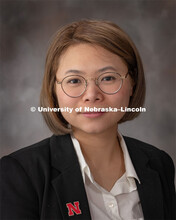 Studio portrait of Oanh (Tina) Pham, Administrative Technician for Civil Engineering. February 19th,