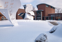 It’s a snowy day on City Campus. February 20, 2019. 