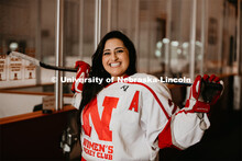 Justice is the President and co-founder of the Women’s Hockey Club at the University of Nebraska. 