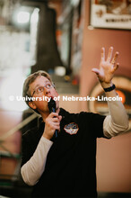 The University of Nebraska State Museum's Science Café is held each month at the Happy Raven in dow