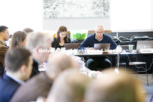Space law experts meeting in the Nebraska Union this week to write the Woomera Manual. The Woomera M