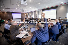 Space law experts meeting in the Nebraska Union this week to write the Woomera Manual. The Woomera M