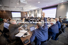 Space law experts meeting in the Nebraska Union this week to write the Woomera Manual. The Woomera M