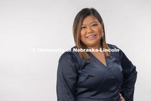 Studio portrait of Jemalyn Griffin, Assistant Professor, Advertising and Public Relations for the Co