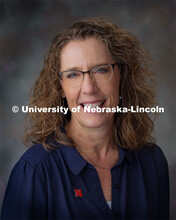 Studio portrait of Mikki Sandin, Events Coordinator for the College of Arts and Sciences. March 4, 2