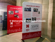 N150 Traveling History Exhibit in the State Capitol. March 14, 2019. 