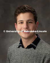 Studio portrait of Jared Noetzel, Critical Language Scholar recipient (CLS). March 15, 2019. 