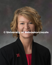 Studio portrait of Jill Hochstein, Technical Project Manager, Nebraska Food for Health. March 20, 20