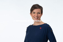 Studio portrait of Valerie Jones, Assistant Professor, Advertising and Public Relations, College of 