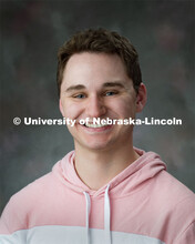 Studio portrait of Cooper Wright, Critical Language Scholar recipient (CLS). April 16, 2019. 